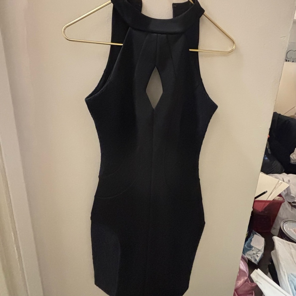 French Connection High Neck Symmetrical dress